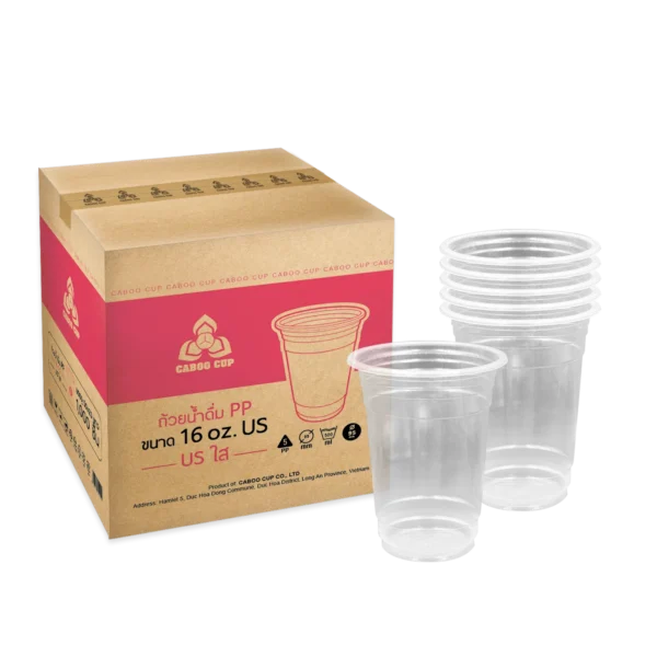Ly nhựa 500ml - 16oz - Caboo Cup