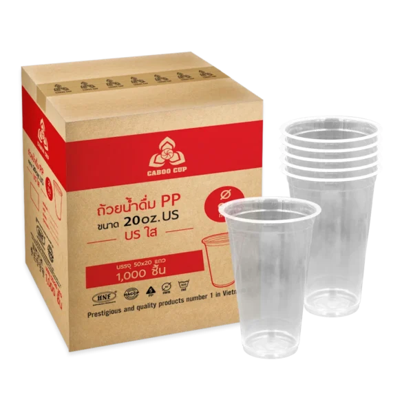 Ly nhựa 600ml - 20oz - Caboo Cup