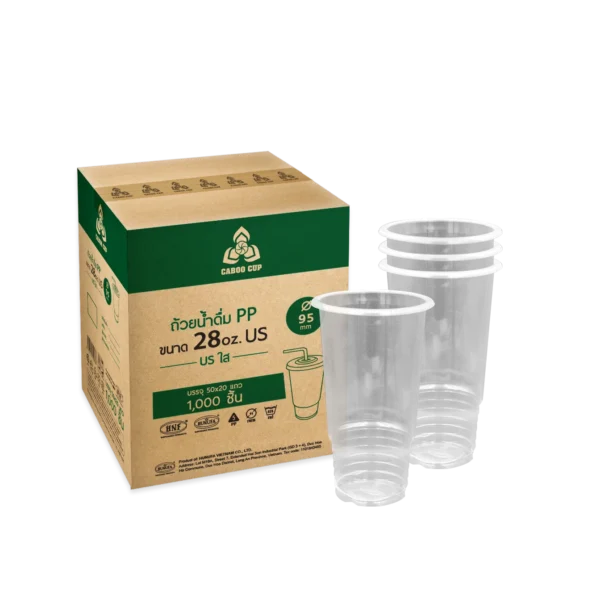 Ly nhựa 800ml - 28oz - Caboo Cup