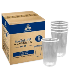 Ly nhựa đáy bầu 550ml - 18oz - Caboo Cup