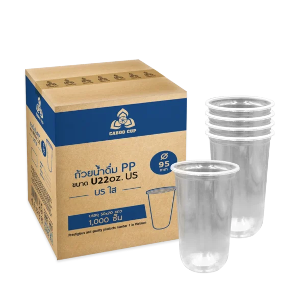 Ly nhựa đáy bầu 700ml - 22oz - Caboo Cup