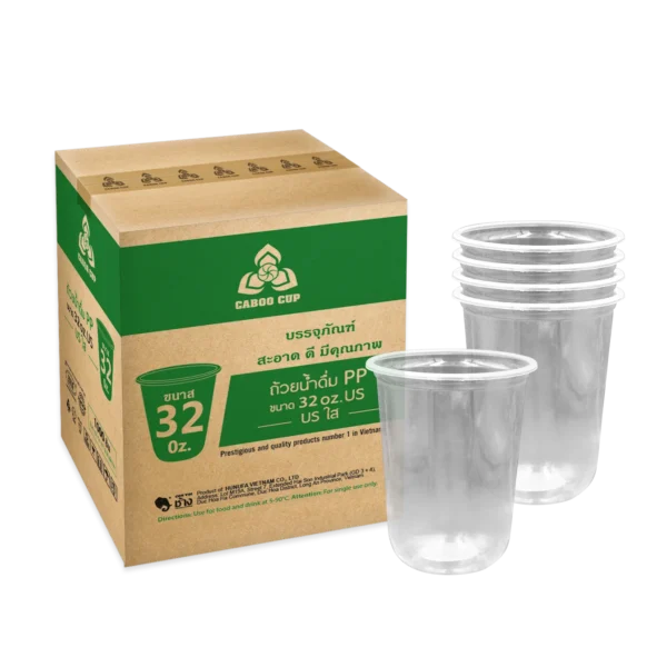 Ly nhựa đáy bầu 950ml - 32oz - Caboo Cup