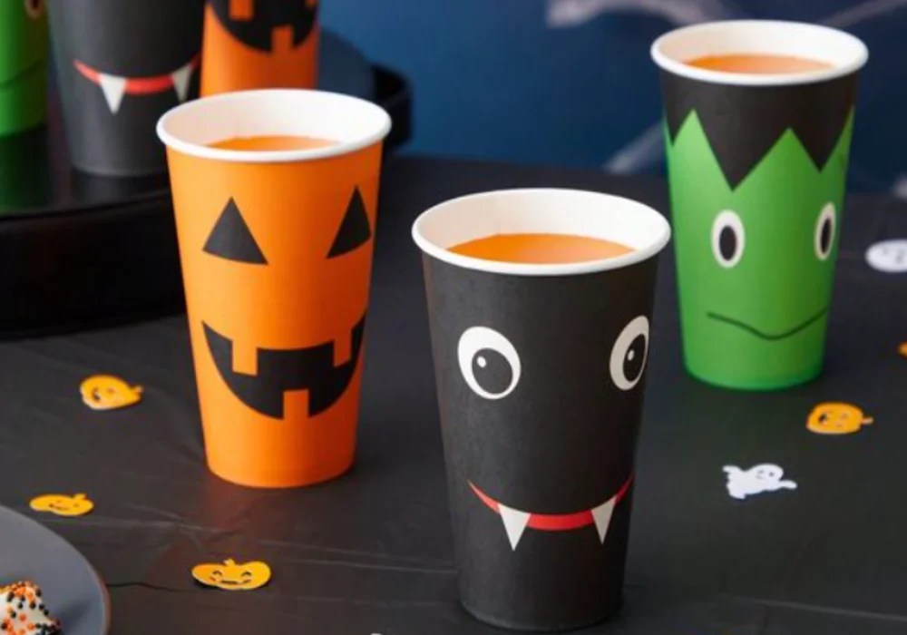 Tổng hợp 15+ mẫu ly giấy Halloween đẹp, độc lạ cho mùa Halloween 2024