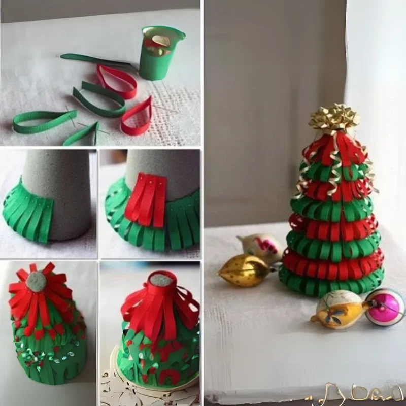 5 cách làm cây thông Noel bằng ly giấy cực đơn giản tại nhà