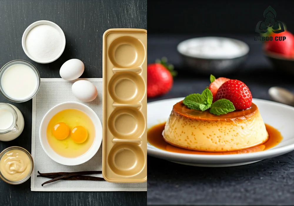 Cách làm bánh flan bằng sữa đặc và sữa tươi mềm mịn tại nhà