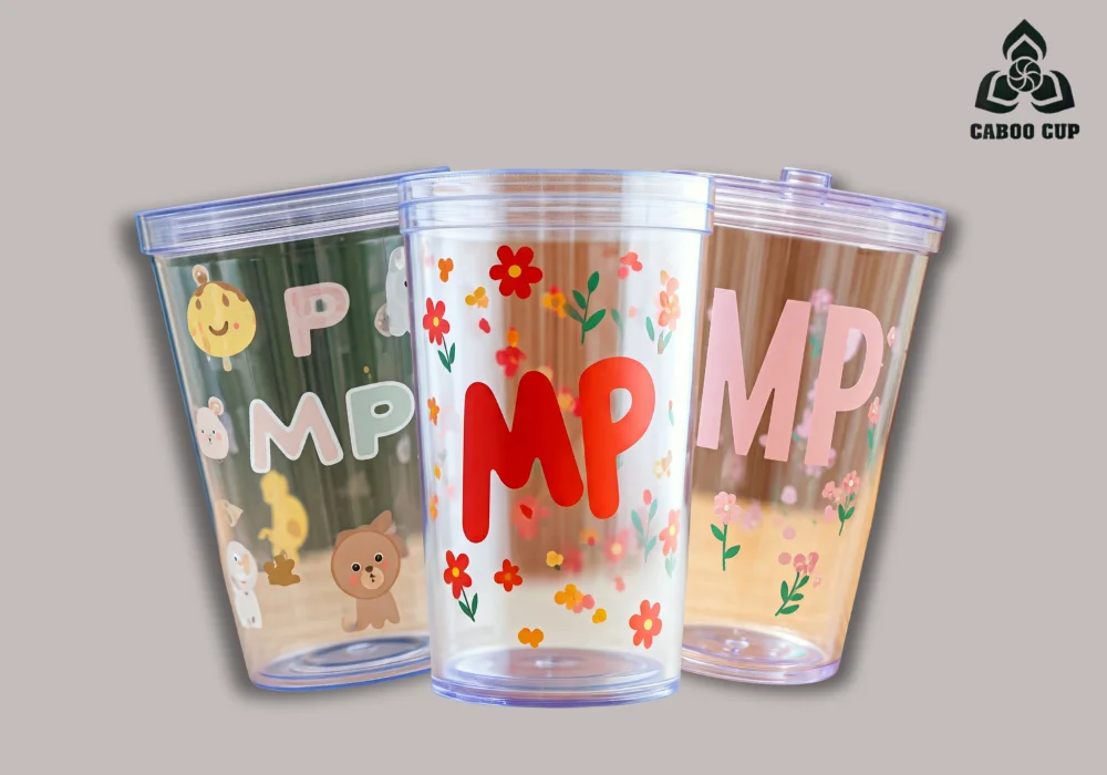 Top mẫu ly nhựa MP đẹp, đa dạng dung tích