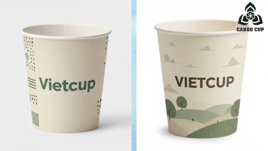 Các mẫu ly giấy Vietcup phổ biến và các dung tích thông dụng hiện nay
