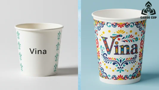 Mẫu ly giấy Vina đẹp, giá rẻ dùng một lần, in theo yêu cầu