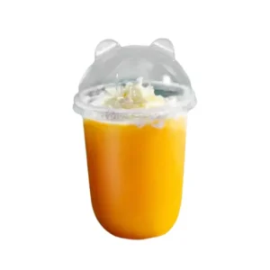 Ly nhựa nắp gấu giá rẻ, cao cấp, dễ thương