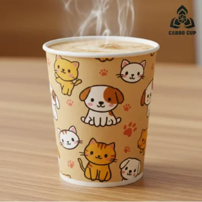 In ly giấy, in cốc giấy, giá rẻ, số lượng ít, sỉ lẻ, đủ dung tích