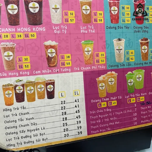 21+ mẫu menu trà chanh đẹp, đa dạng, hot nhất 2025