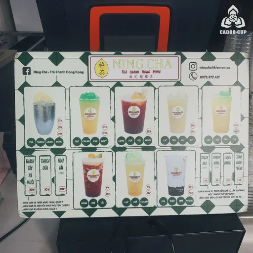 21+ mẫu menu trà chanh đẹp, đa dạng, hot nhất 2025