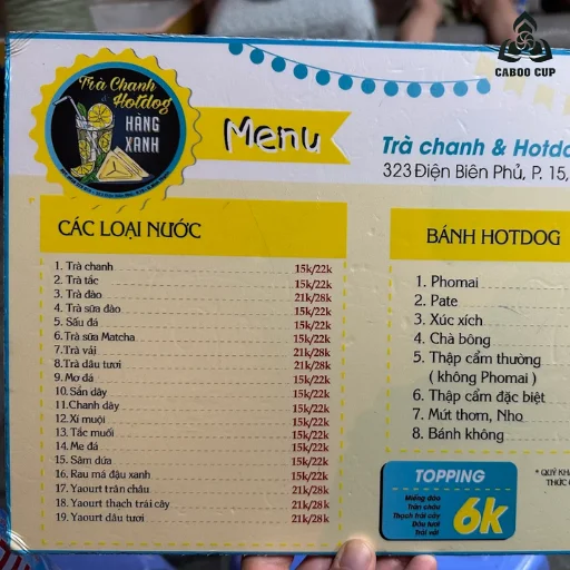 21+ mẫu menu trà chanh đẹp, đa dạng, hot nhất 2025