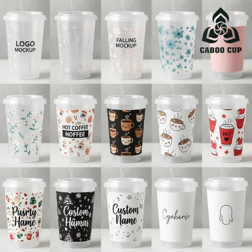 Tổng hợp 25+ mẫu mockup ly nhựa đẹp mắt, thiết kế miễn phí