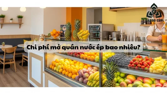 Chi phí mở quán nước ép bao nhiêu? Cần chuẩn bị những gì?