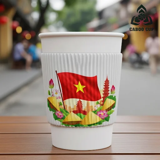 Top 30+ mẫu cover ly Quốc Khánh 2/9 độc đáo cho dịp lễ