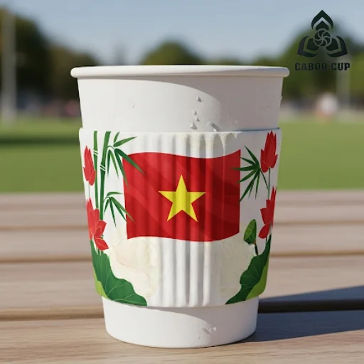 Top 30+ mẫu cover ly Quốc Khánh 2/9 độc đáo cho dịp lễ
