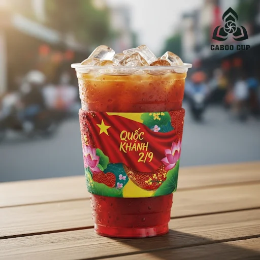 Top 30+ mẫu cover ly Quốc Khánh 2/9 độc đáo cho dịp lễ