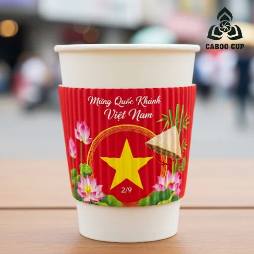 Top 30+ mẫu cover ly Quốc Khánh 2/9 độc đáo cho dịp lễ