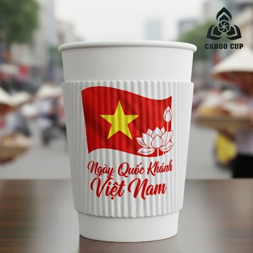 Top 30+ mẫu cover ly Quốc Khánh 2/9 độc đáo cho dịp lễ