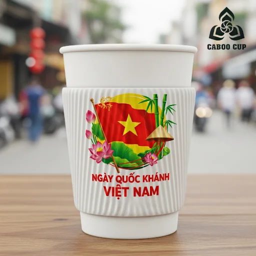 Top 30+ mẫu cover ly Quốc Khánh 2/9 độc đáo cho dịp lễ
