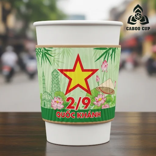 Top 30+ mẫu cover ly Quốc Khánh 2/9 độc đáo cho dịp lễ