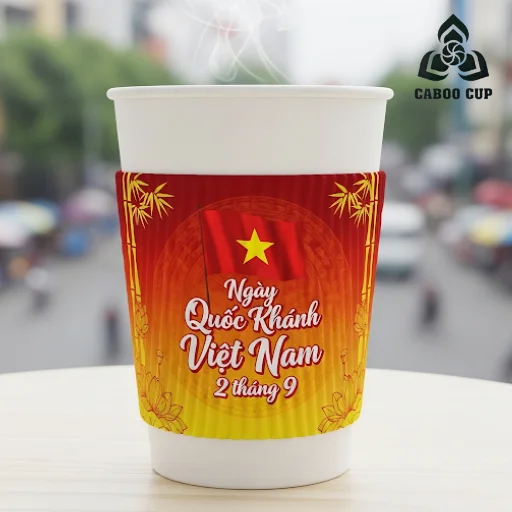 Top 30+ mẫu cover ly Quốc Khánh 2/9 độc đáo cho dịp lễ