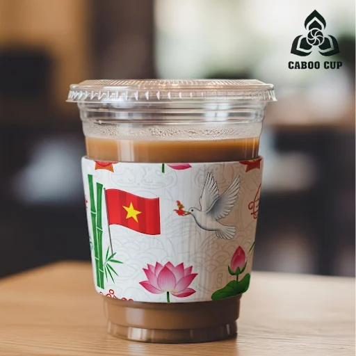 Top 30+ mẫu cover ly Quốc Khánh 2/9 độc đáo cho dịp lễ