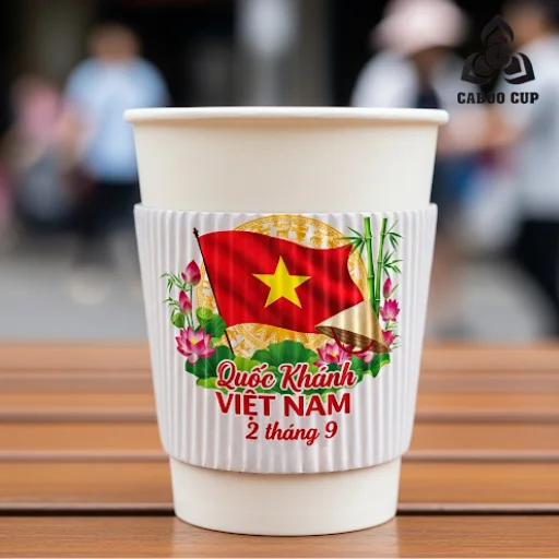 Top 30+ mẫu cover ly Quốc Khánh 2/9 độc đáo cho dịp lễ