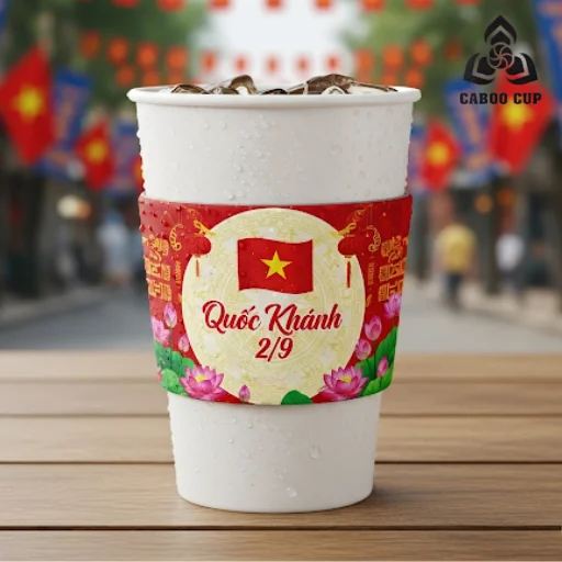 Top 30+ mẫu cover ly Quốc Khánh 2/9 độc đáo cho dịp lễ
