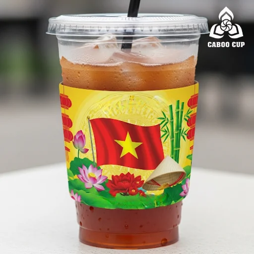 Top 30+ mẫu cover ly Quốc Khánh 2/9 độc đáo cho dịp lễ