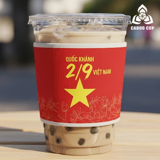 Top 30+ mẫu cover ly Quốc Khánh 2/9 độc đáo cho dịp lễ