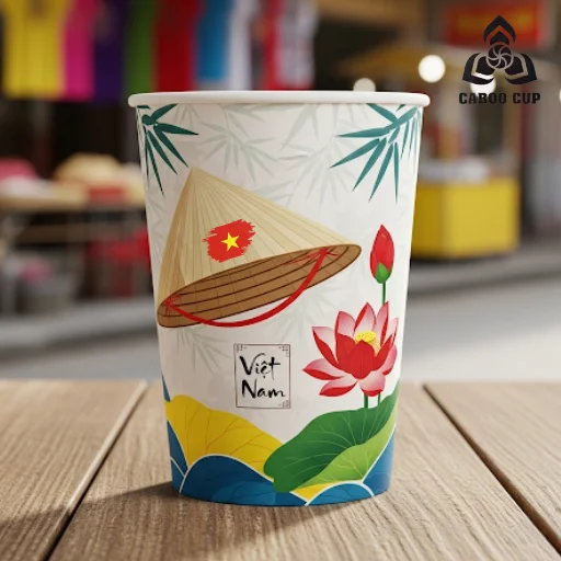 15+ mẫu ly giấy Quốc Khánh 2/9 thiết kế ấn tượng, độc đáo