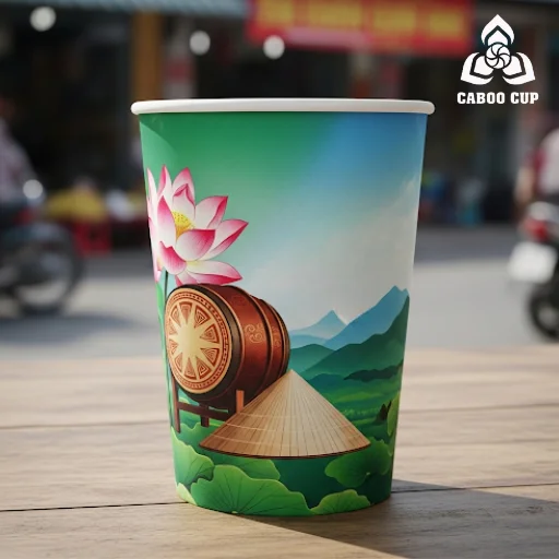15+ mẫu ly giấy Quốc Khánh 2/9 thiết kế ấn tượng, độc đáo
