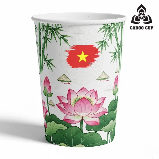 15+ mẫu ly giấy Quốc Khánh 2/9 thiết kế ấn tượng, độc đáo