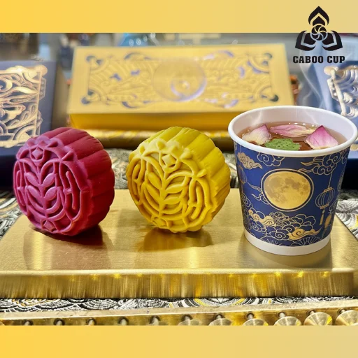 Bánh Trung Thu The 350F cao cấp - Quà biếu ý nghĩa 2025