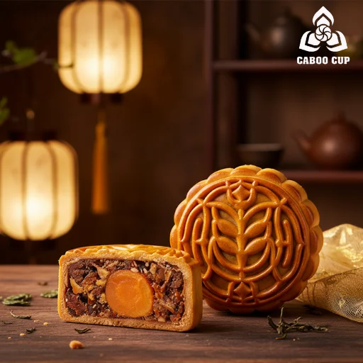 Bánh Trung Thu The 350F cao cấp - Quà biếu ý nghĩa 2025
