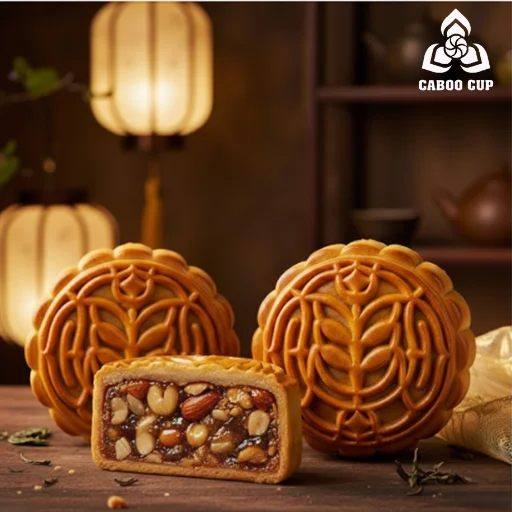 Bánh Trung Thu The 350F cao cấp - Quà biếu ý nghĩa 2025