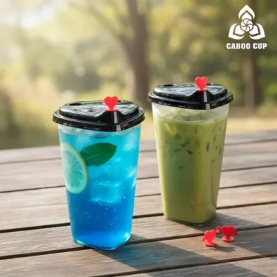 Ly nhựa nút trái tim