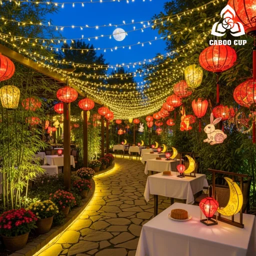 Top ý tưởng trang trí Trung Thu cho nhà hàng độc đáo, hút khách