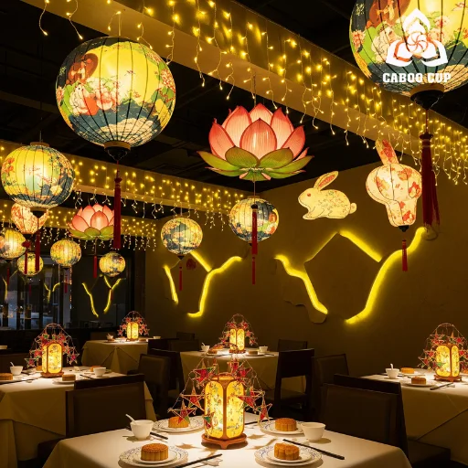 Top ý tưởng trang trí Trung Thu cho nhà hàng độc đáo, hút khách