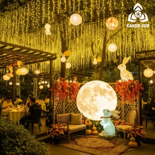 Top ý tưởng trang trí Trung Thu cho nhà hàng độc đáo, hút khách