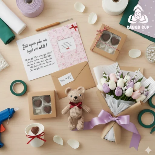 Cách làm quà 20/10 handmade tặng mẹ, người yêu, vợ ý nghĩa