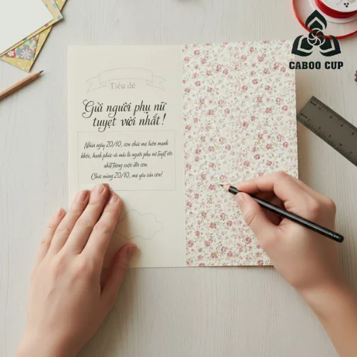 Cách làm quà 20/10 handmade tặng mẹ, người yêu, vợ ý nghĩa