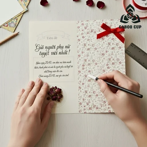 Cách làm quà 20/10 handmade tặng mẹ, người yêu, vợ ý nghĩa
