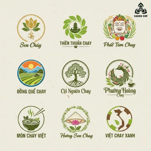 99+ Logo nhà hàng chay đẹp, thiết kế độc quyền, tải miễn phí