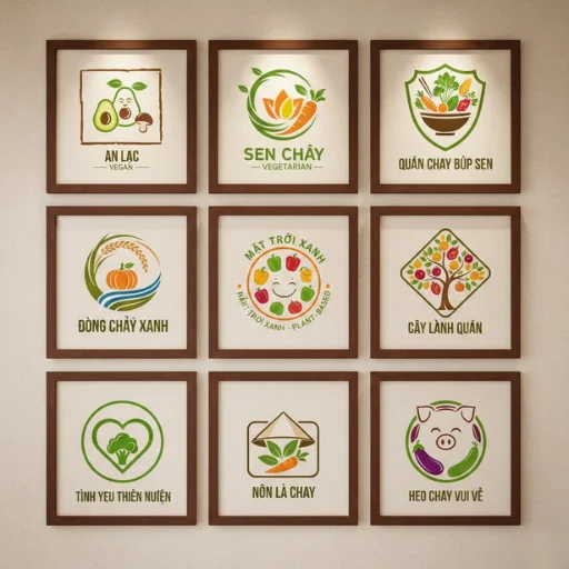 99+ Logo nhà hàng chay đẹp, thiết kế độc quyền, tải miễn phí