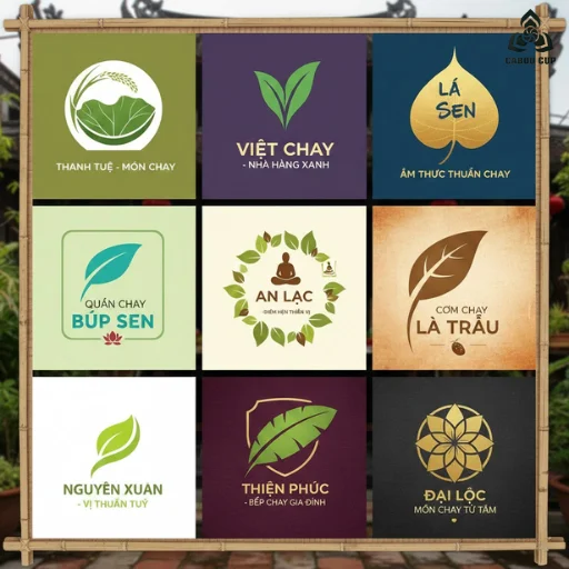 99+ Logo nhà hàng chay đẹp, thiết kế độc quyền, tải miễn phí