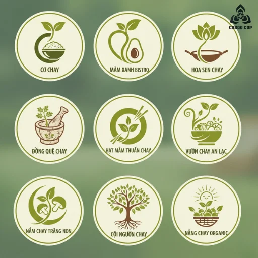 99+ Logo nhà hàng chay đẹp, thiết kế độc quyền, tải miễn phí